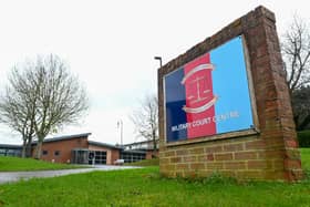 Captain Christopher Ansell RN pleaded not guilty of rape and other offences Bulford Military Court, Wiltshire, this morning (June 18).