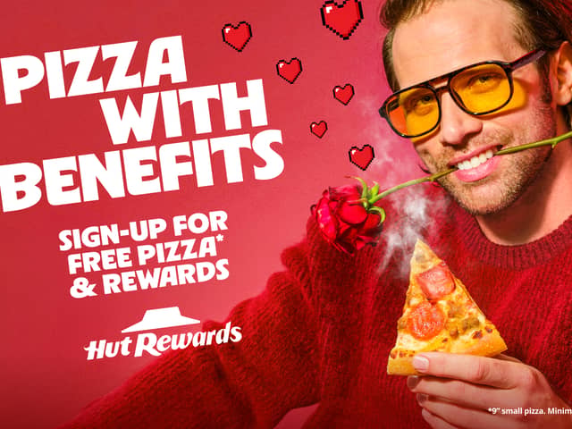 Customers new and existing who sign up before 19th April will also get a free small pizza* as our first date treat