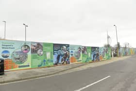 The progress taking place at Gosport's former bus station  as it makes way for the new Gosport People's Park. 

Picture: Sarah Standing (270326-8158)