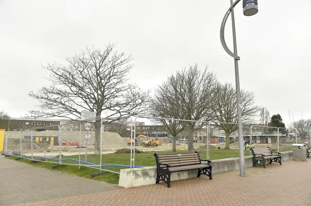 Flashback to progress of the new Gosport People's Park earlier this year.
Picture: Sarah Standing (270326-8185)