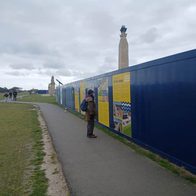 The temporary footpath is set to be removed on April 7