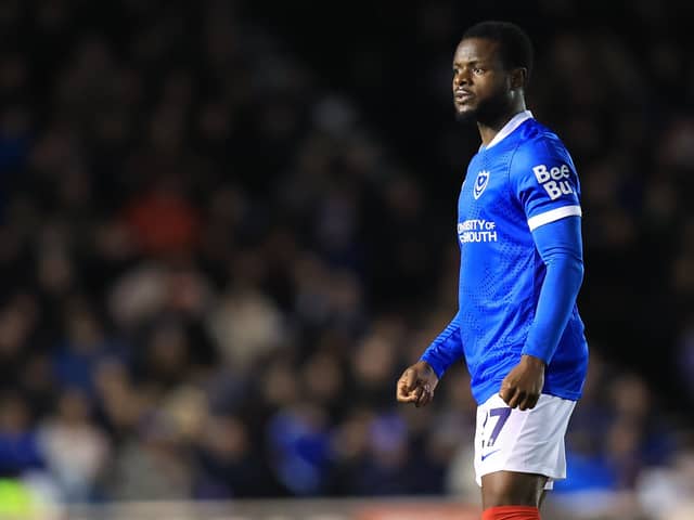 Pompey's Millenic Alli. Pic: Simon Roe/ProSportsImages