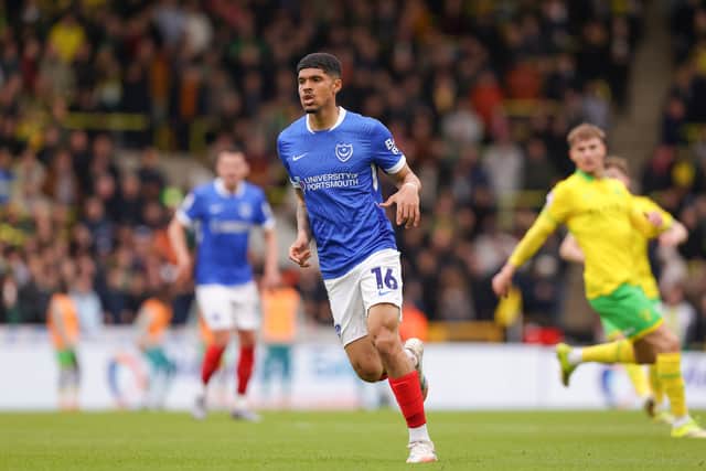 Pompey are attempting to offload Luke Le Roux this summer. Picture: Jez Tighe/ProSportsImages