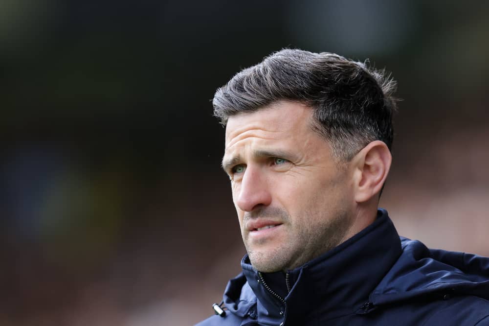 Pompey boss John Mousinho. Picture: Jez Tighe/ProSportsImages