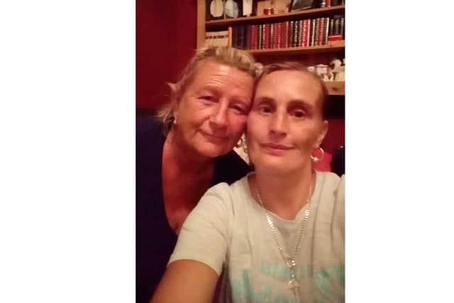 Pictured: Tamsyn with her mum, Sharon (left).
