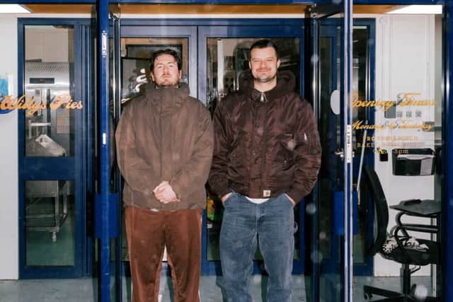 Willy's Pies has stepped up to the plate and is the new food provider at Fratton Park after its previous supplier went into insolvency. 

Pictured: Co-owners Josh Hill (left) and Will Lewis (right)