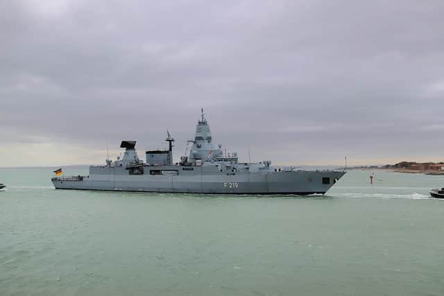 Sachsen is in charge of Nato’s Standing Maritime Group 1