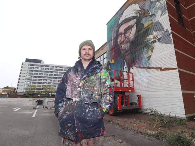 A mural of the late Portsmouth artist and skateboarder Joseph Loughborough is being painted at Pitt St. Skatepark.