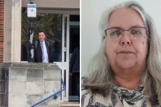 Lewes Price, left, and Paulette Bennett, right.