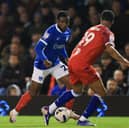Pompey's Millenic Alli against Ipswich Town. Pic: Simon Roe