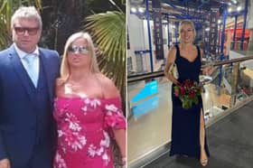 Sam Jones before and after her weight loss 