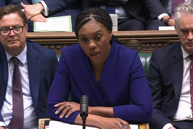Conservative leader Kemi Badenoch at Prime Minister's Questions