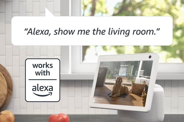 Footage can also be viewed on smart speakers