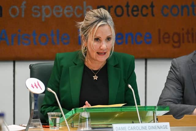 Dame Caroline Dinenage, Gosport MP, grilled TikTok and Meta officials.