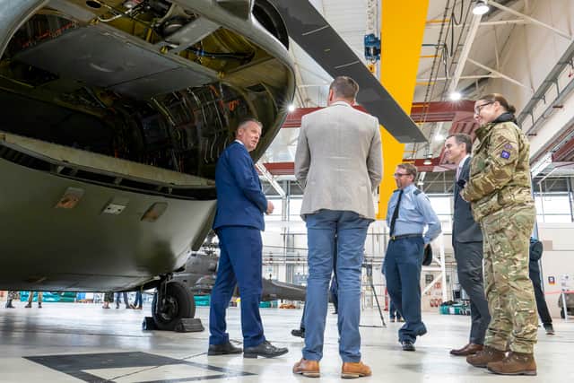 The helicopters contract secures hundreds of jobs in Gosport.