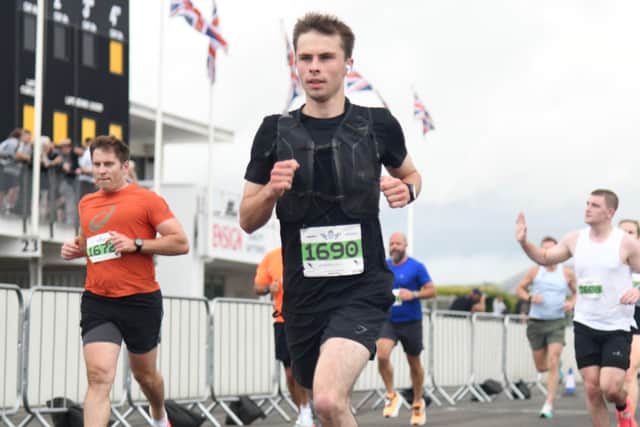 Able Seaman Harry Burrows, of Rowlands Castle, is running the London Marathon to raise money for the Royal navy Royal Marines Charity.