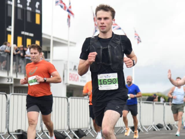 Able Seaman Harry Burrows, of Rowlands Castle, is running the London Marathon to raise money for the Royal navy Royal Marines Charity.