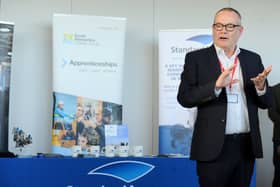 Pictured is: Simon Jones, managing director for StandardAero. A huge £879m contract has been agreed to maintain Chinook and Apache helicopters, securing hundreds of jobs in Gosport.
