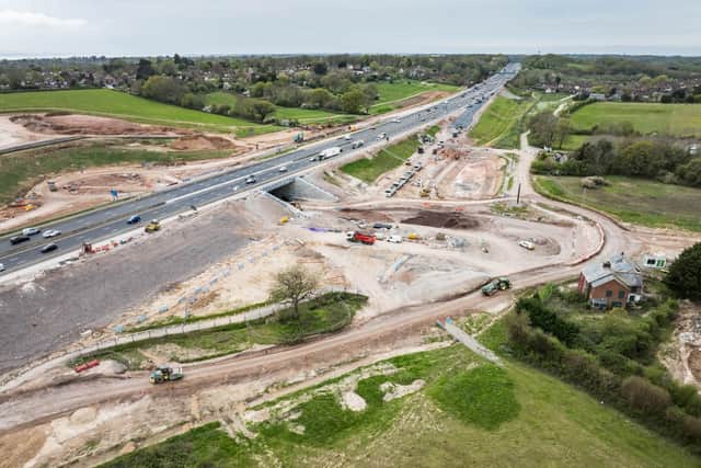 The Junction 10 upgrade at the M27 which will link to Welborne Garden Village