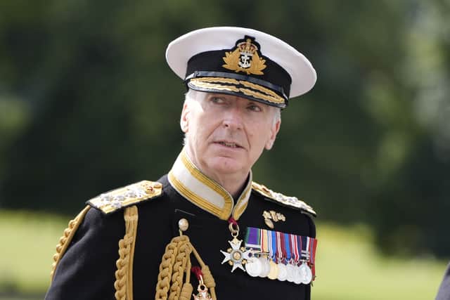Admiral Tony Radakin, former chief of the defence staff