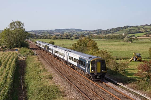 Class 159 train on the West of England Line. Image: South Western Railway