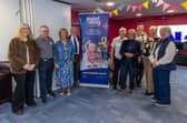 Supporters gather at the unveiling of Naomi and Jack's - the new name for the specialist centre for palliative care for babies, children and young adults.