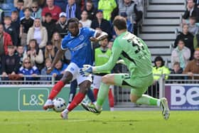 Pompey's on-loan Luton winger Millenic Alli