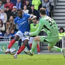 Pompey's on-loan Luton winger Millenic Alli