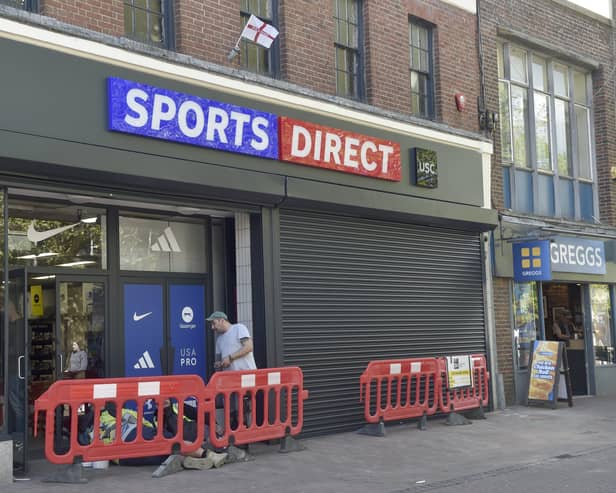Sports Direct in High Street, Gosport
Picture: Sarah Standing (200426-163)