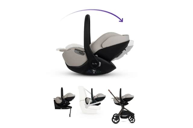 Glide plus 360 lie-flat car seat