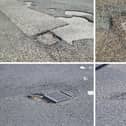 Some of Portsmouth's busiest roads are plagued by massive potholes.