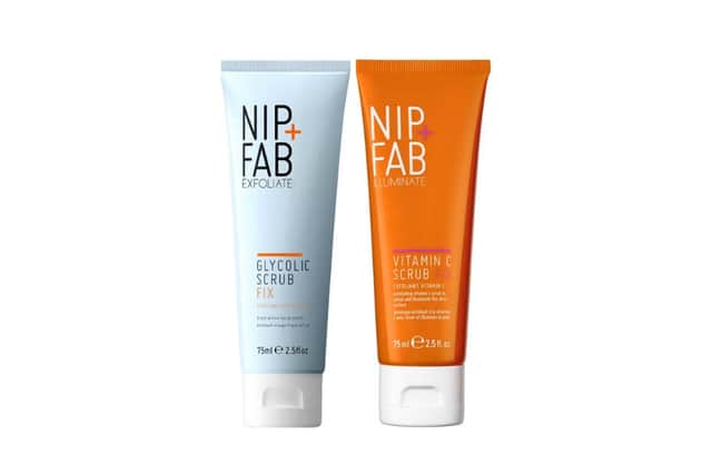 Nip+Fab Glycolic Fix Scrub & Vit C Fix Scrub Morning & Night Duo