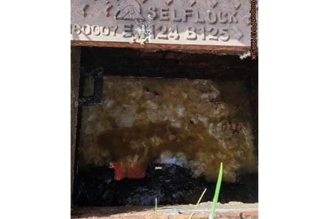 A picture of the Fatberg that Southern Water tackled in Gosport.