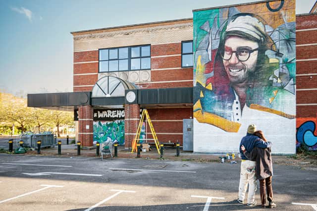 Undated handout photo of a mural created by artist Ben Slow honouring his late friend and fellow artist Joseph Loughborough. Mr Slow, 42, spent nine days painting the large mural, at Pitt St skatepark in Portsmouth, as a touching tribute to Loughborough, following his death in June 2025 aged 44 just weeks after being diagnosed with cancer.
Photo credit: @oldskoolpaul /PA Wire