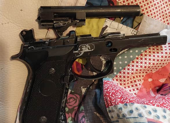 Imitation firearms, a taser, cash and over £588,000 cannabis have been seized as police uproot organised criminal gangs in Hampshire.