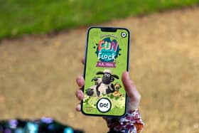 A Shaun the Sheep augmented reality trail is opening in Gunwharf Quays in May