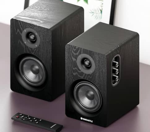 Oakcastle's new BK100 speakers are attractive, affordable, and surprisingly punchy