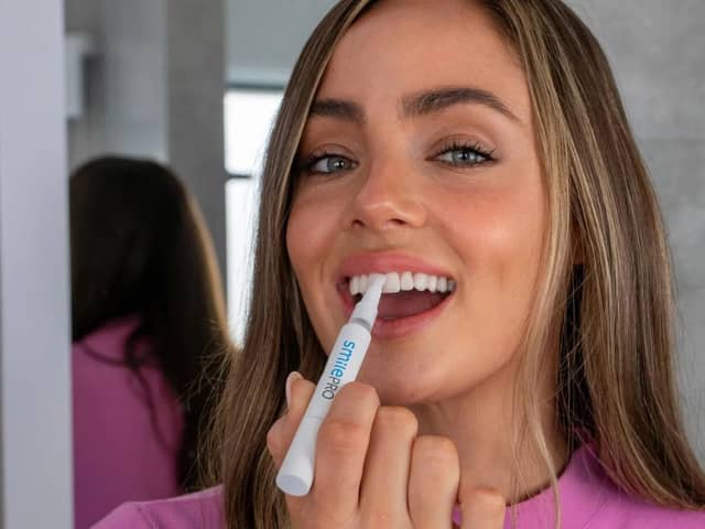 The simple SmilePro whitening kit I use to help keep my teeth looking brighter  