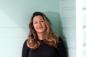 Former News reporter Elise Sargent has been diagnosed with bowel cancer. She is sharing her story of living with stage 4 cancer for Bowel Cancer Awareness Month. Elise is pictured on Southsea Seafront, Hampshire, UK.
Friday 4th April 2025.
Picture: Sam Stephenson.