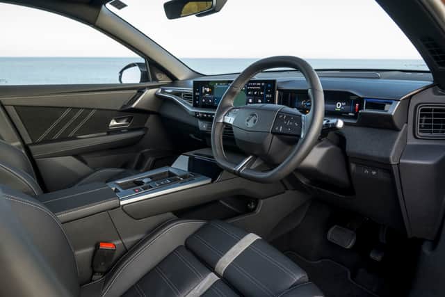 The interior is more about functionality than flair - but it's nice and comfortable