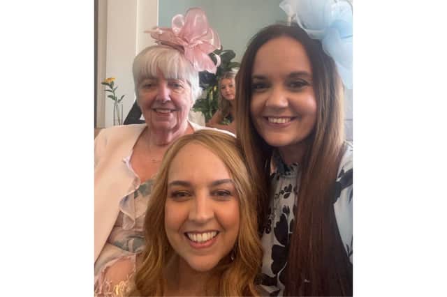 Mandy Edwards Julia Wilkes and mum Pat Bamborough