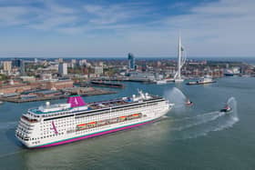 MS Ambition sailing from Portsmouth on April 23, 2026, as Ambassador cruise lines promises to return to its new south coast home.