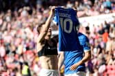 Pompey’s Sky Bet Championship player of the month Adrian Segecic.