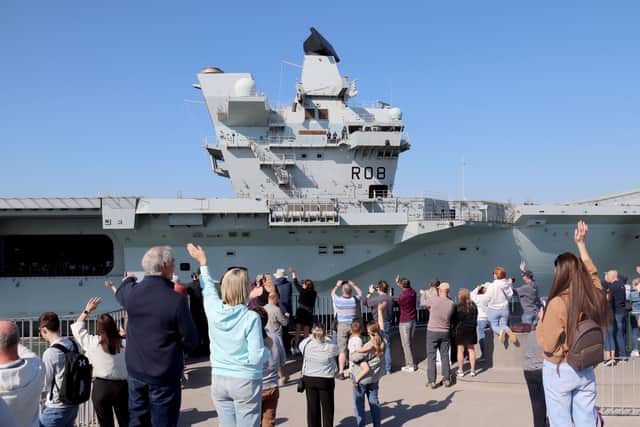 HMS Queen Elizabeth will be leaving Portsmouth soon bound for sea trials and Nato exercises.