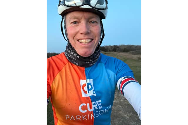 Mark Farrow will be cycling 100 miles in a day for Cure Parkinson's