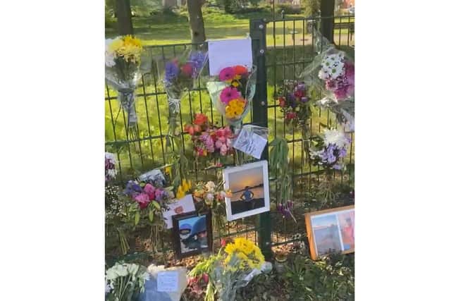 Tributes for Fareham teenager on Northam Road, Southampton