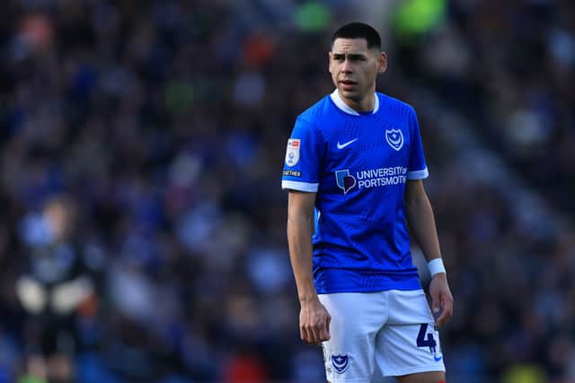 Gustavo Caballero scored once in 12 appearances for Pompey. Picture: Simon Row/ProSportsImages