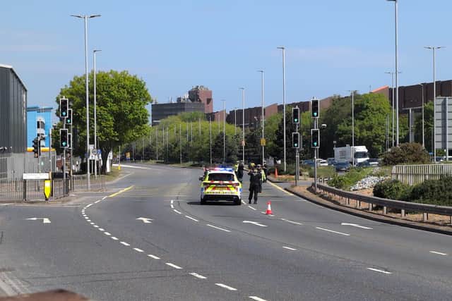 A man has died in a fatal single-vehicle collision on the M275.
Picture: Stu Vaizey