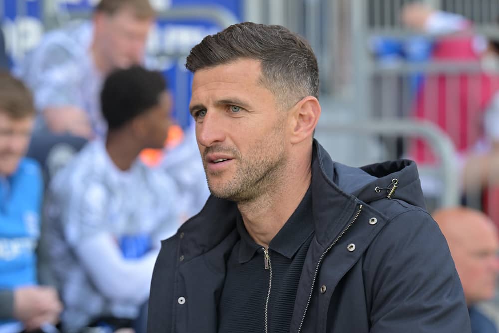 Pompey boss John Mousinho. Pic: Graham Hunt/ProSportsImages