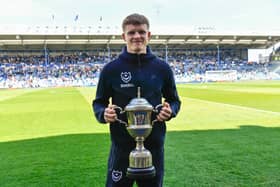 Terry Devlin was named The News/Sports Mail Pompey Player of the Season. Picture: Graham Hunt/ProSportsImages